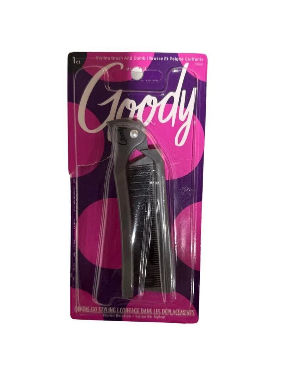 Goody Styling Brush & Comb Set Hair Detangling Grooming Styling Tools New
